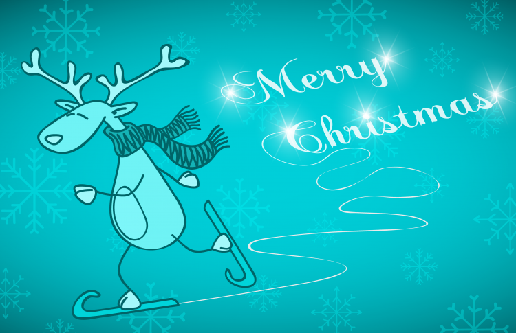 free vector Christmas Greeting Card 10